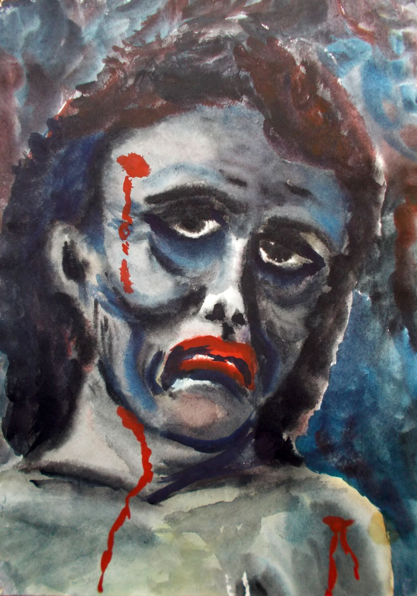 Распятие Христа. Апостол Петр