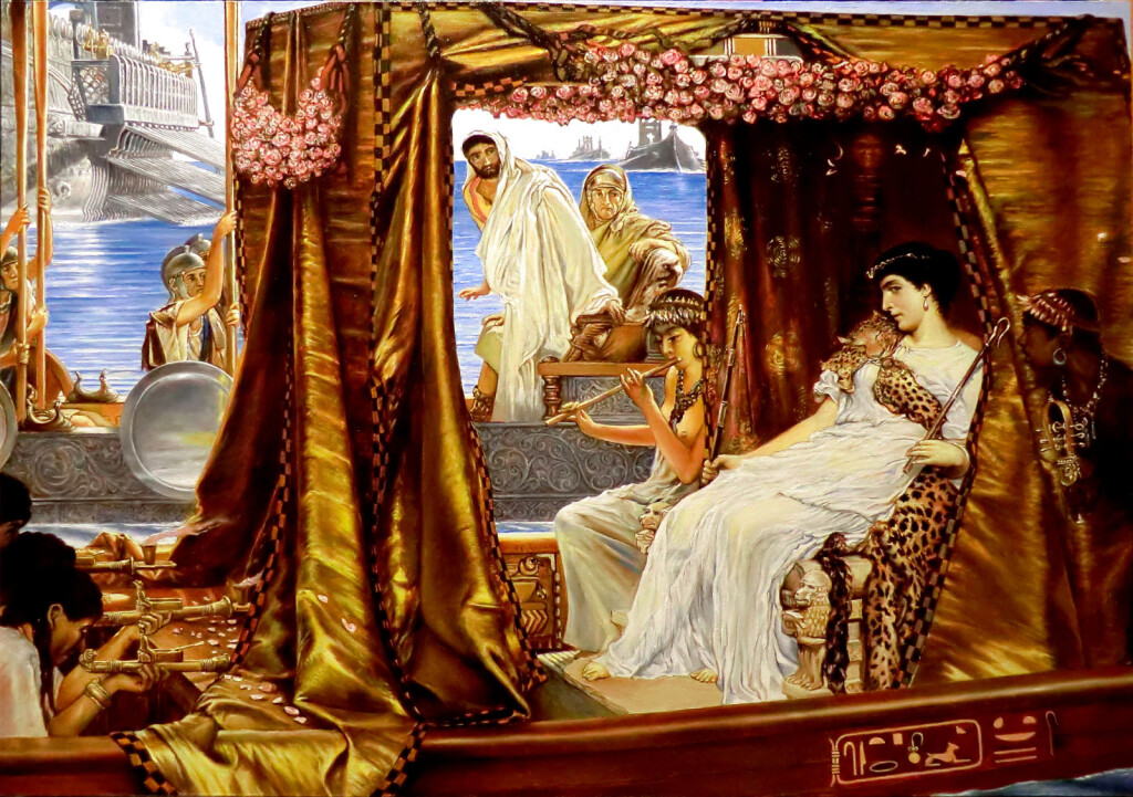 Встреча Антония и Клеопатры (41г. до нашей эры) коп с Альма-Тадемы