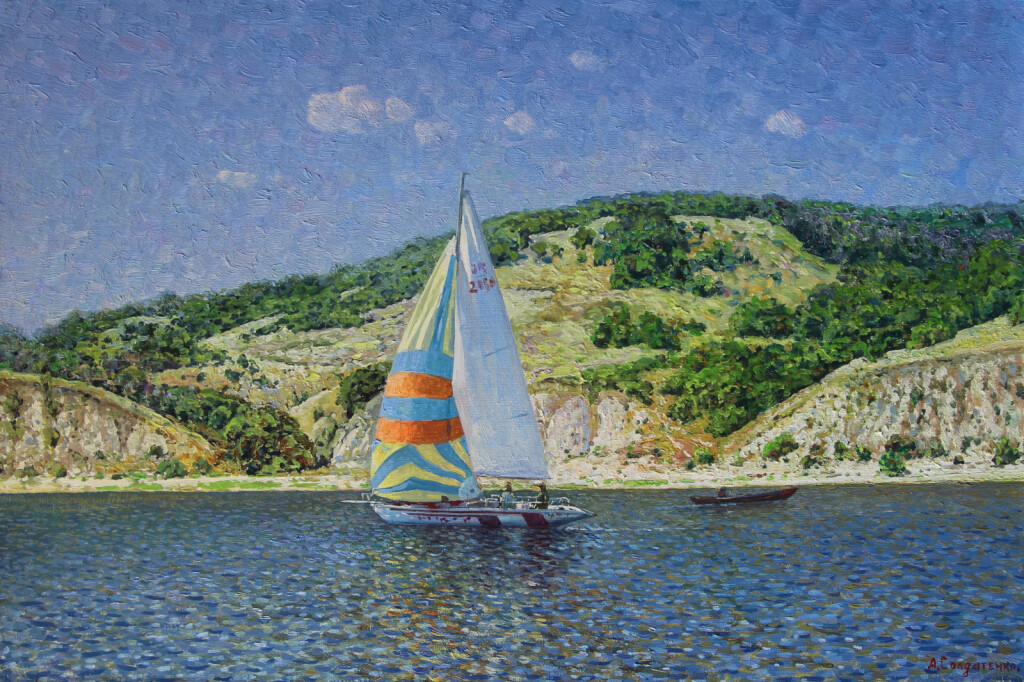 Яхта на Волге