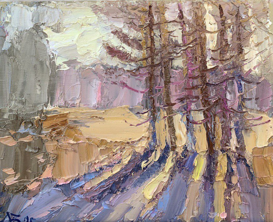 Розовое утро