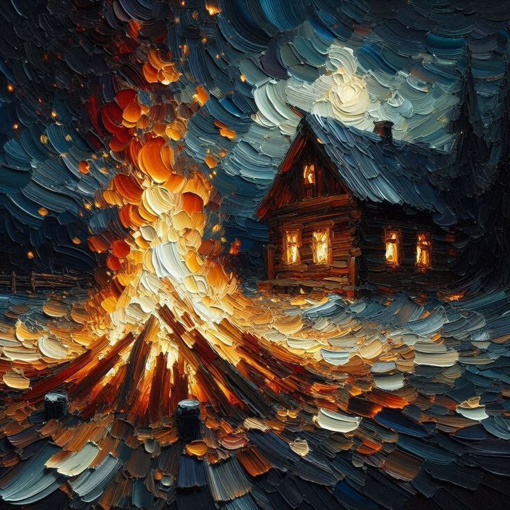 Огонь у тишины