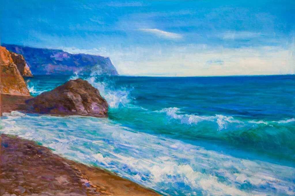 В бирюзовом море