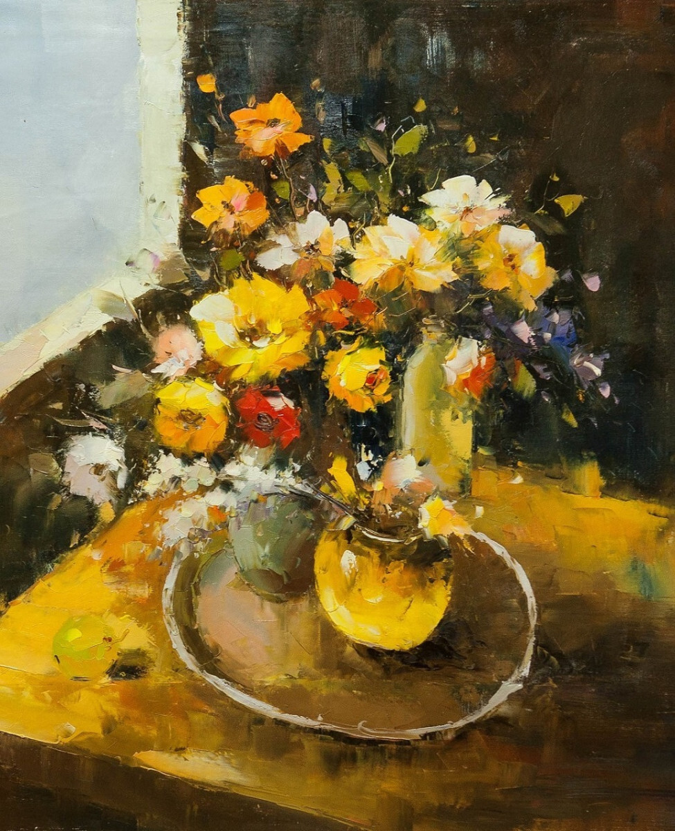 Натюрморт в желтых тонах