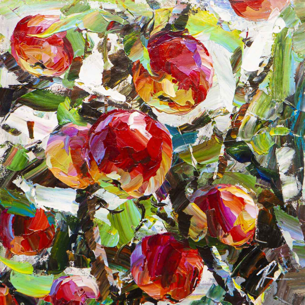 Яблоня в знойный день