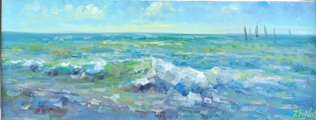 Волна в стиле Врубеля. Пленэр ZhNataly