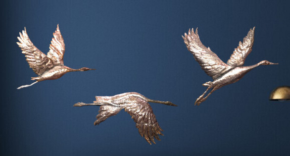 Триптих .  Утки летят...