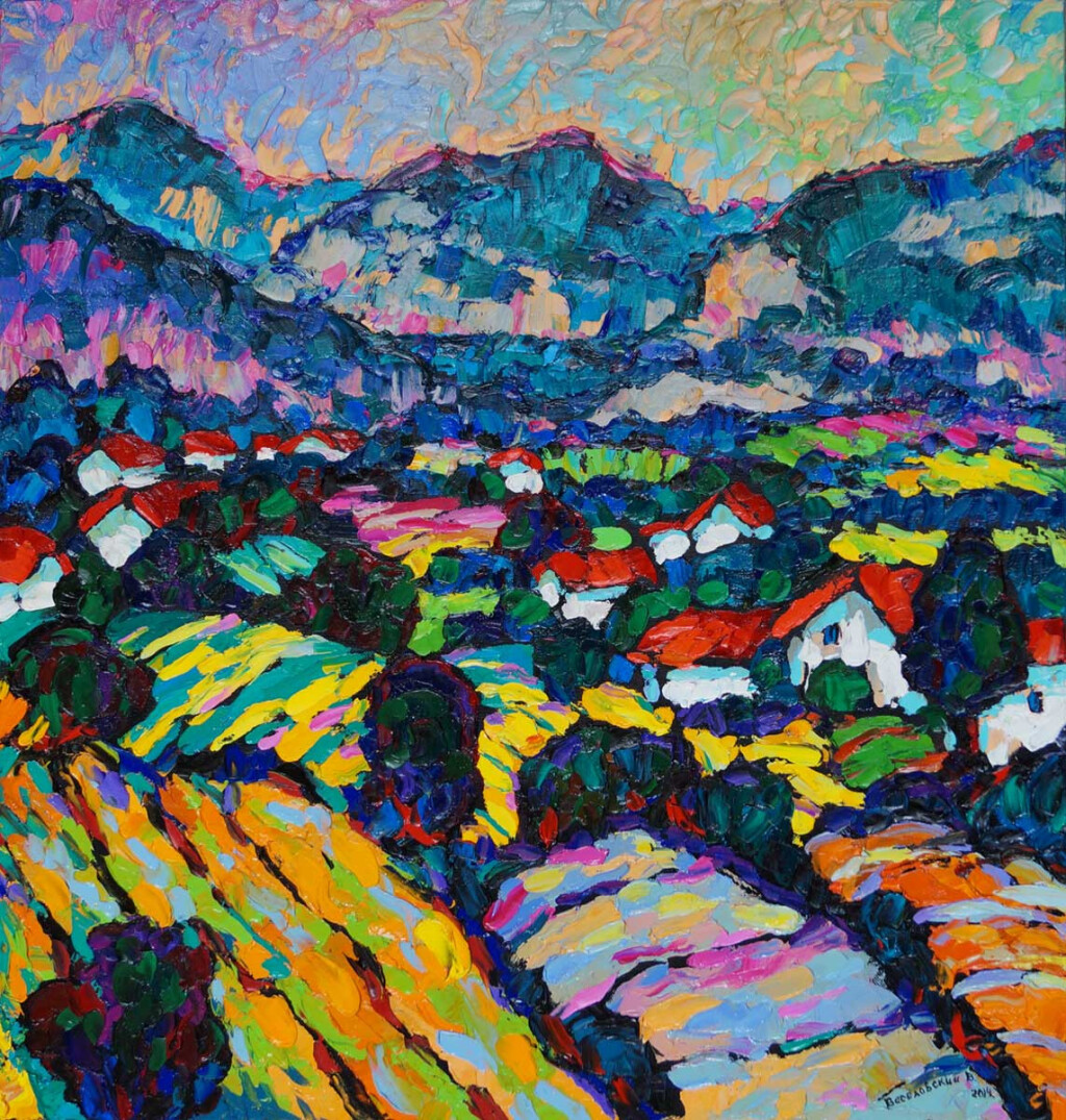 Черногорские пленэры. По дороге в Острог. Эскиз.