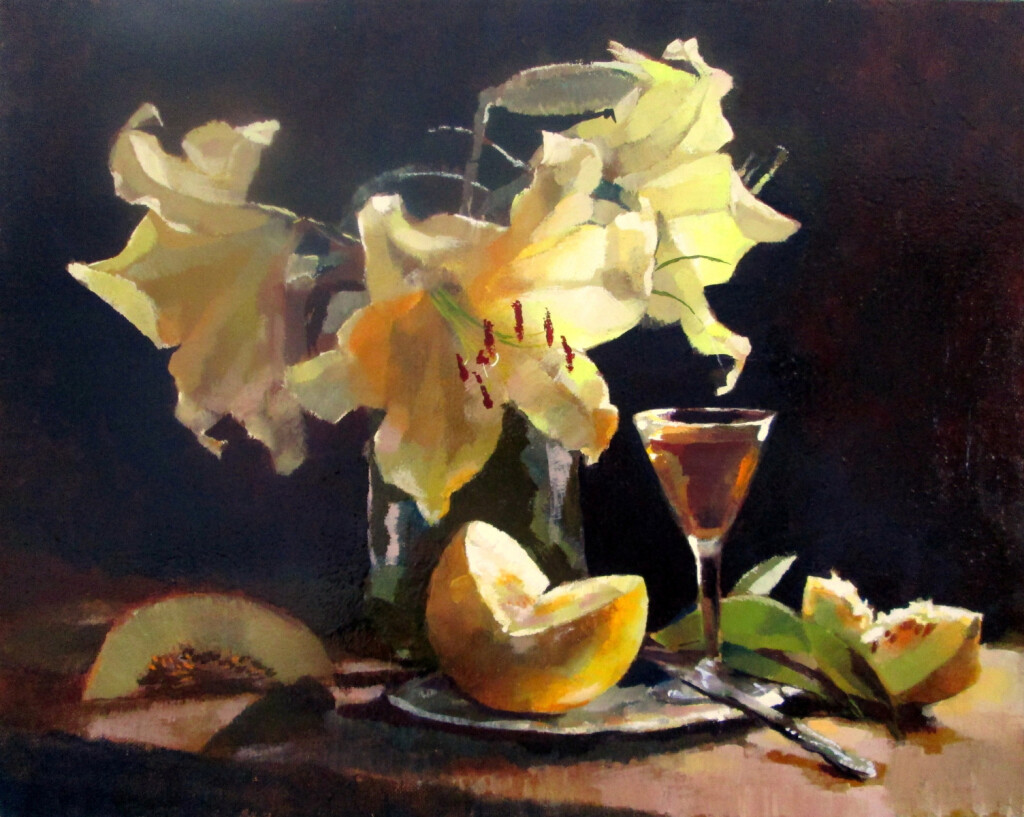 Жёлтые лилии