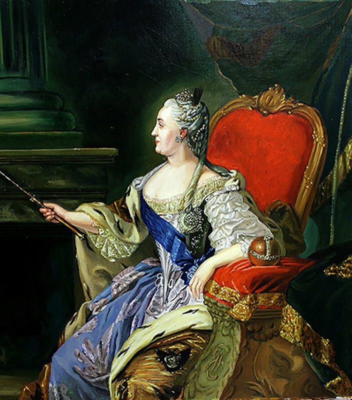 Копия Федор Рокотов "Портрет Екатерины Второй"