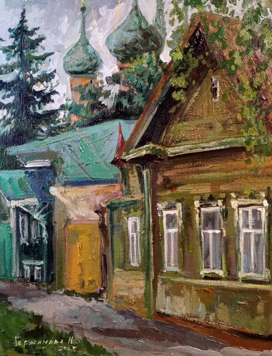 Пасмурный день в Костроме