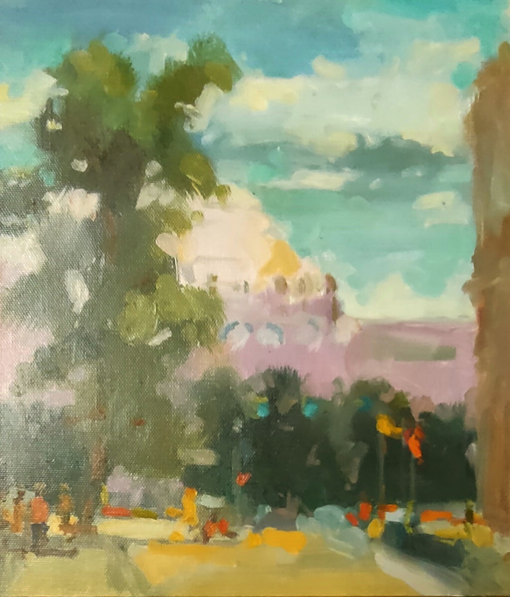 Городской пейзаж. Возле Оперного театра