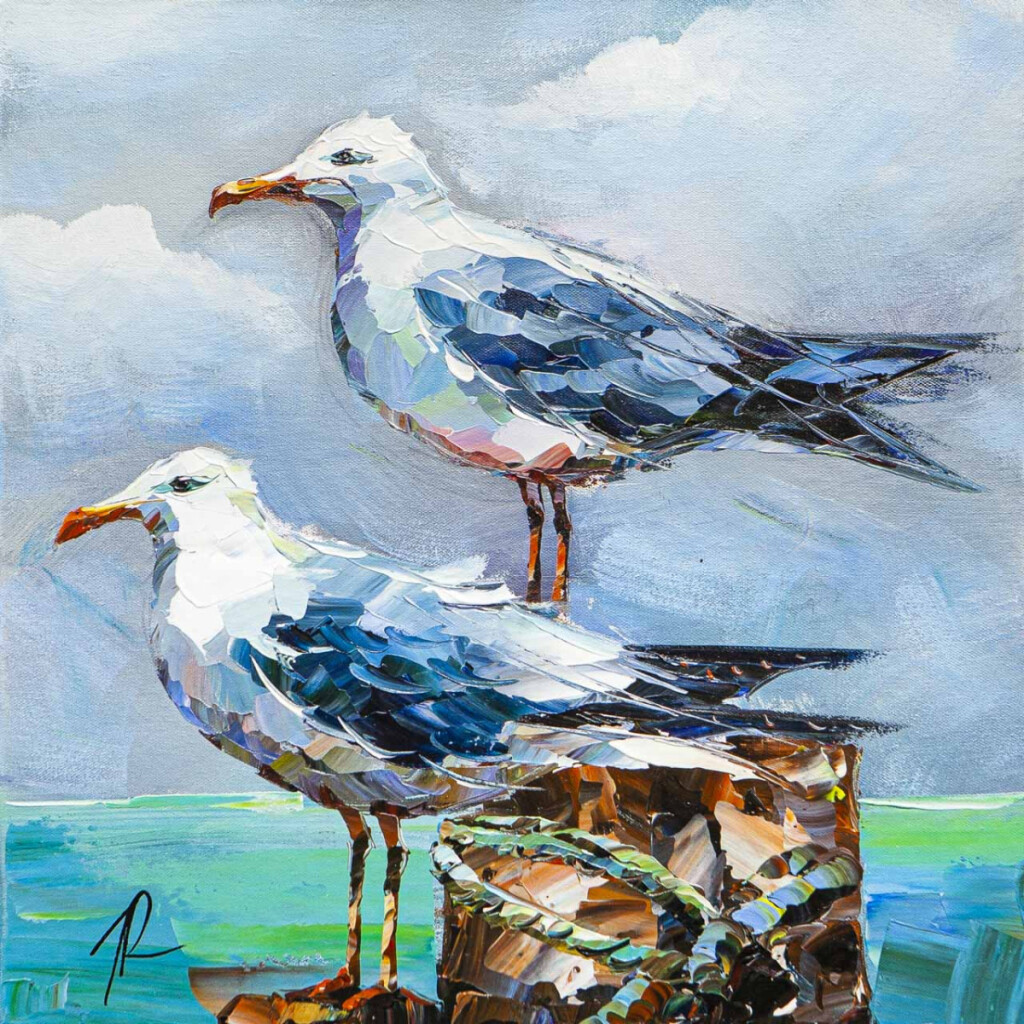 Чайки. Встречая корабли