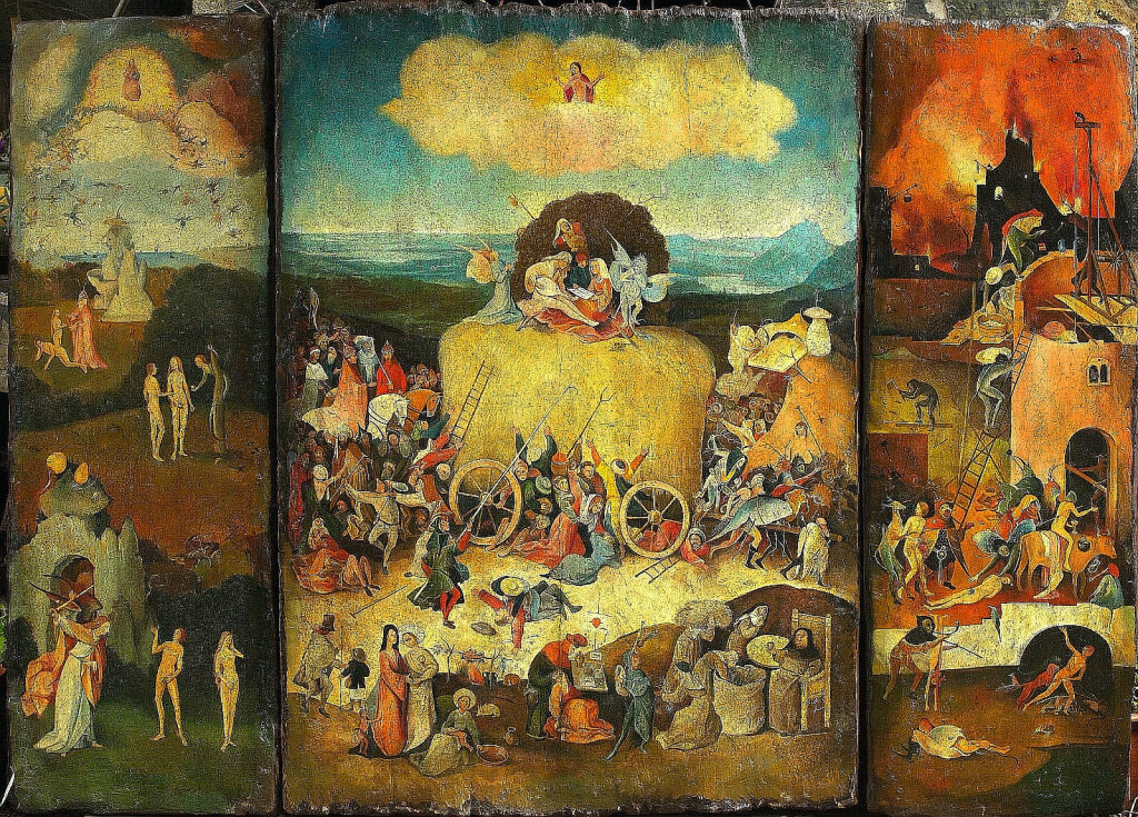 Босх. Воз сена.