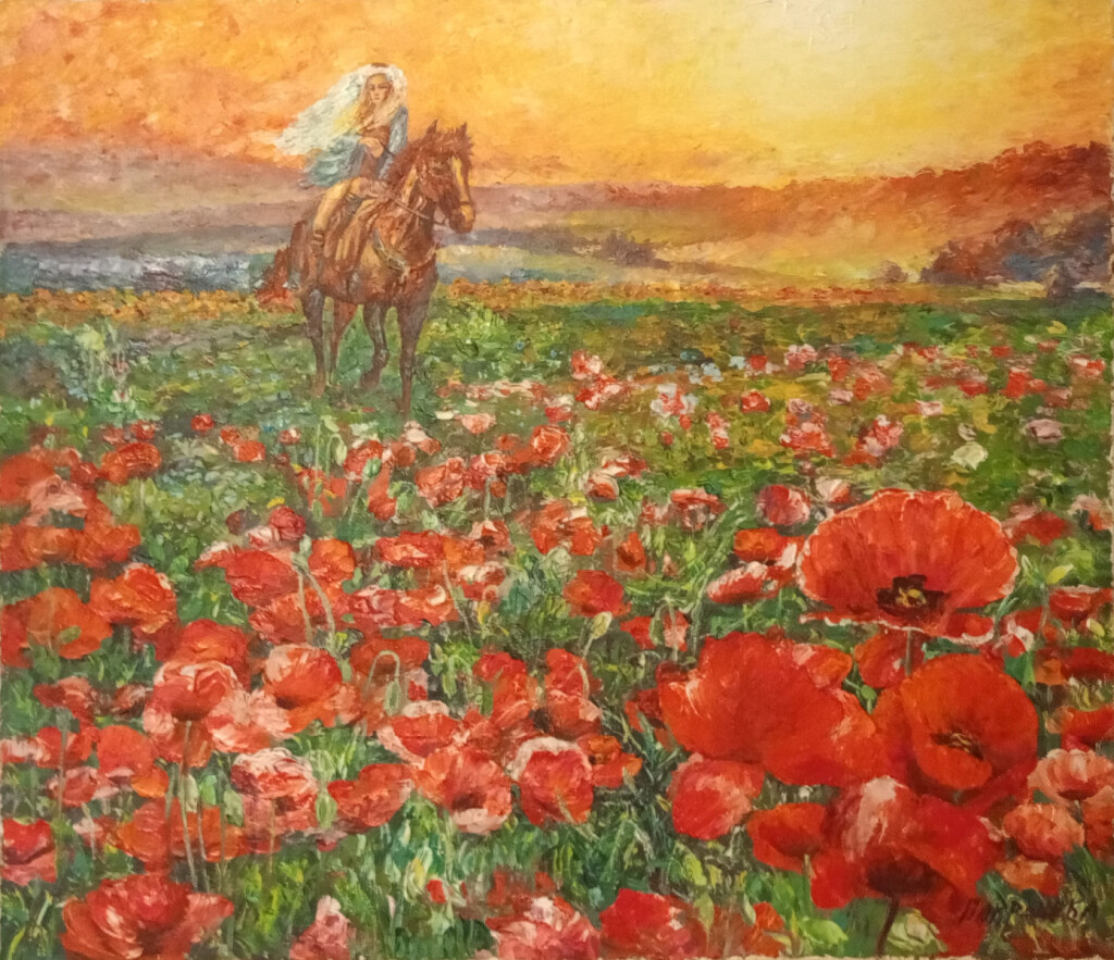 На маковом поле