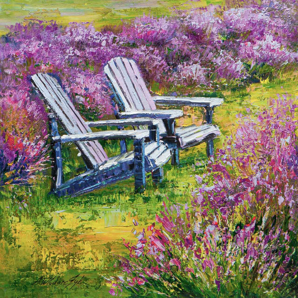 Безмятежный день среди облаков лаванды