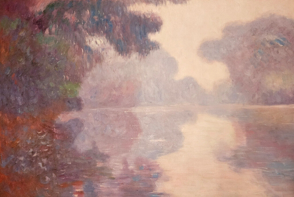 Туманное утро в лиловом