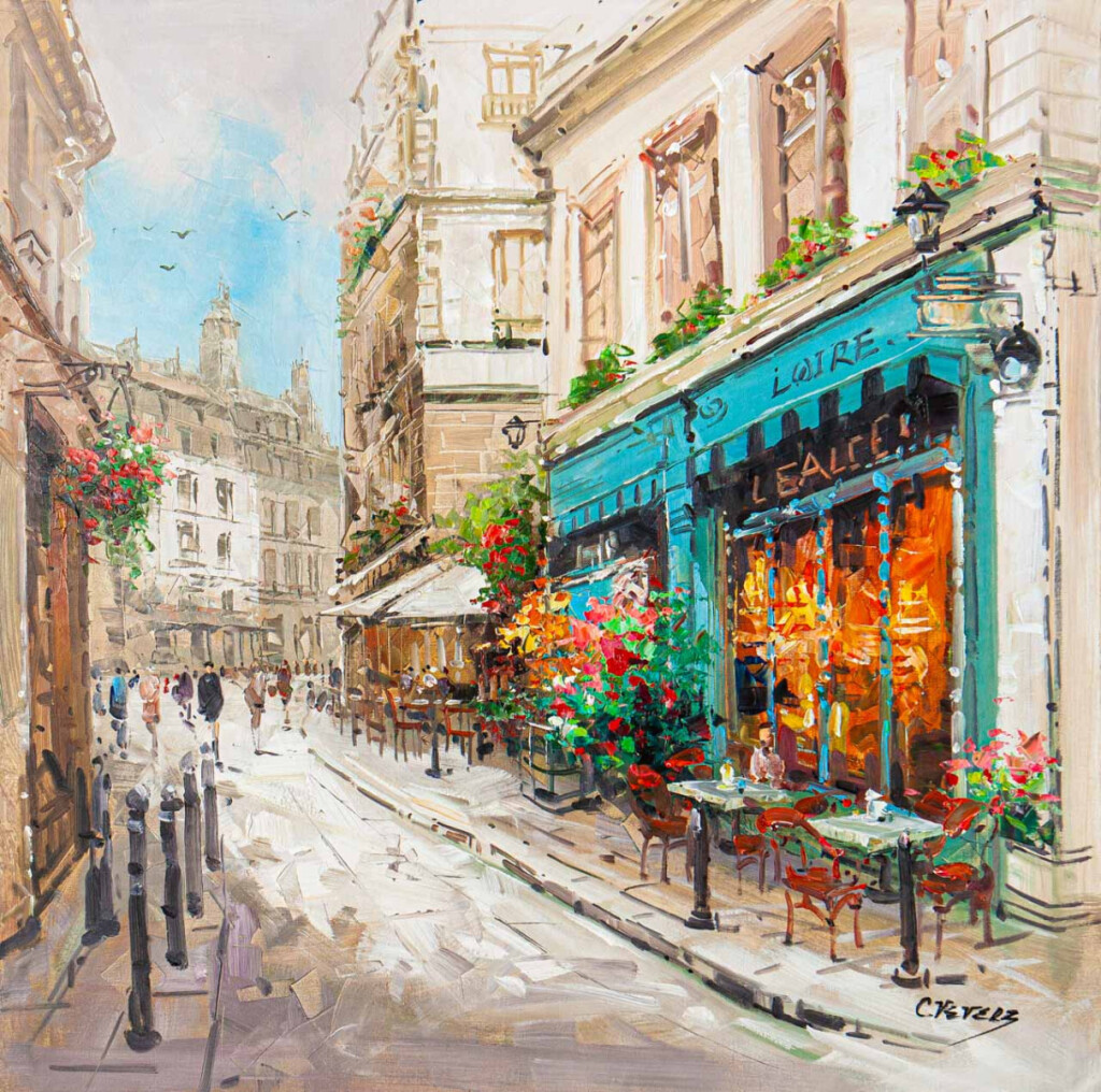 Аромат утреннего кофе в Париже