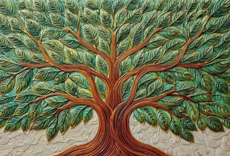 Вечно зеленое дерево