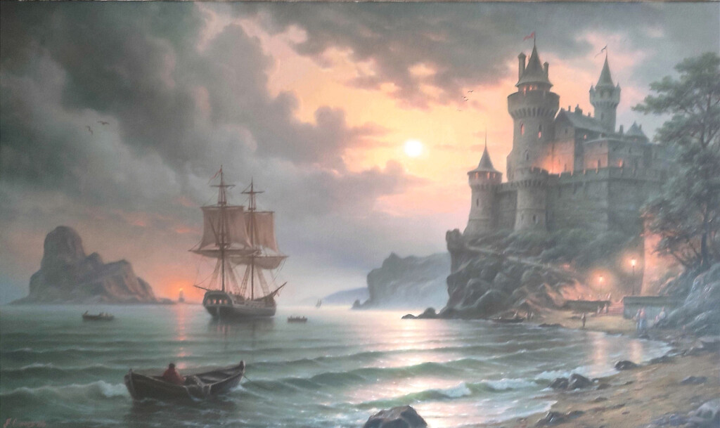 Пейзаж с маяком