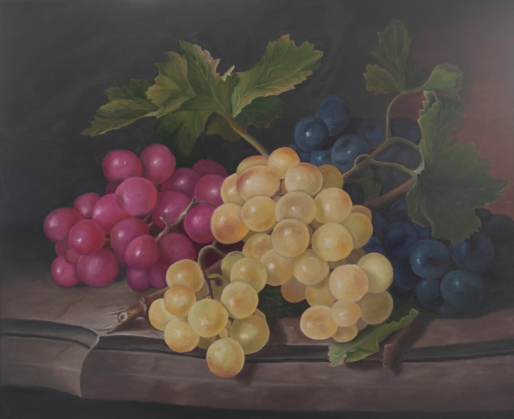 Натюрморт с виноградом