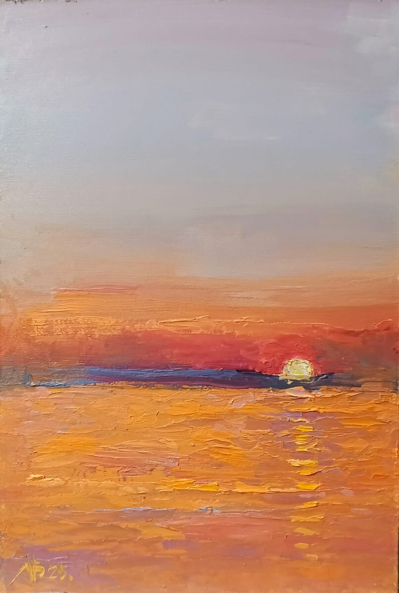 Закат. Телецкое озеро