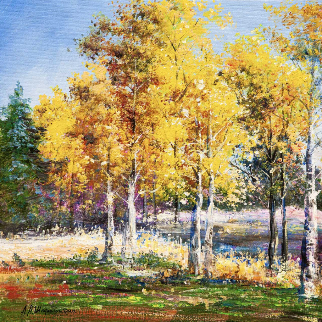 Осеннее золото и лазурь N3