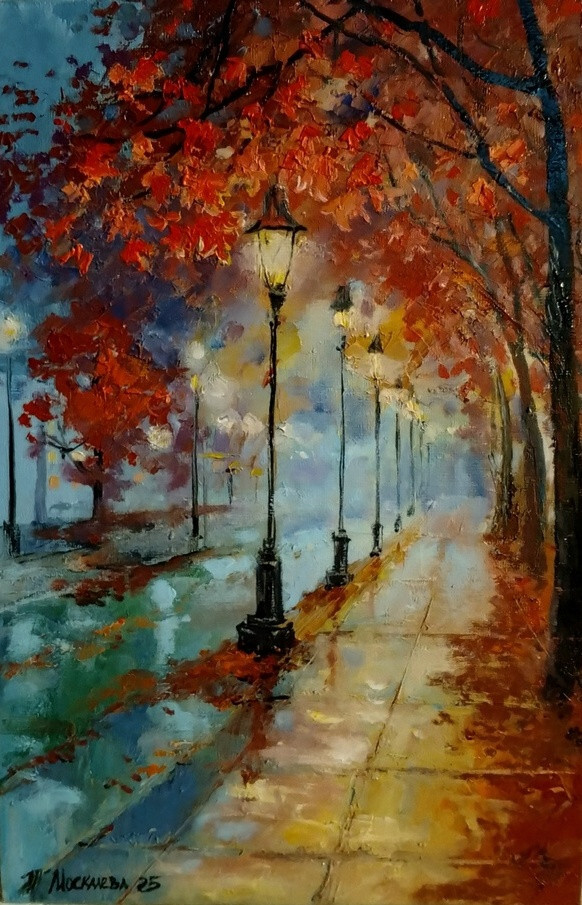 Под мягким светом фонарей