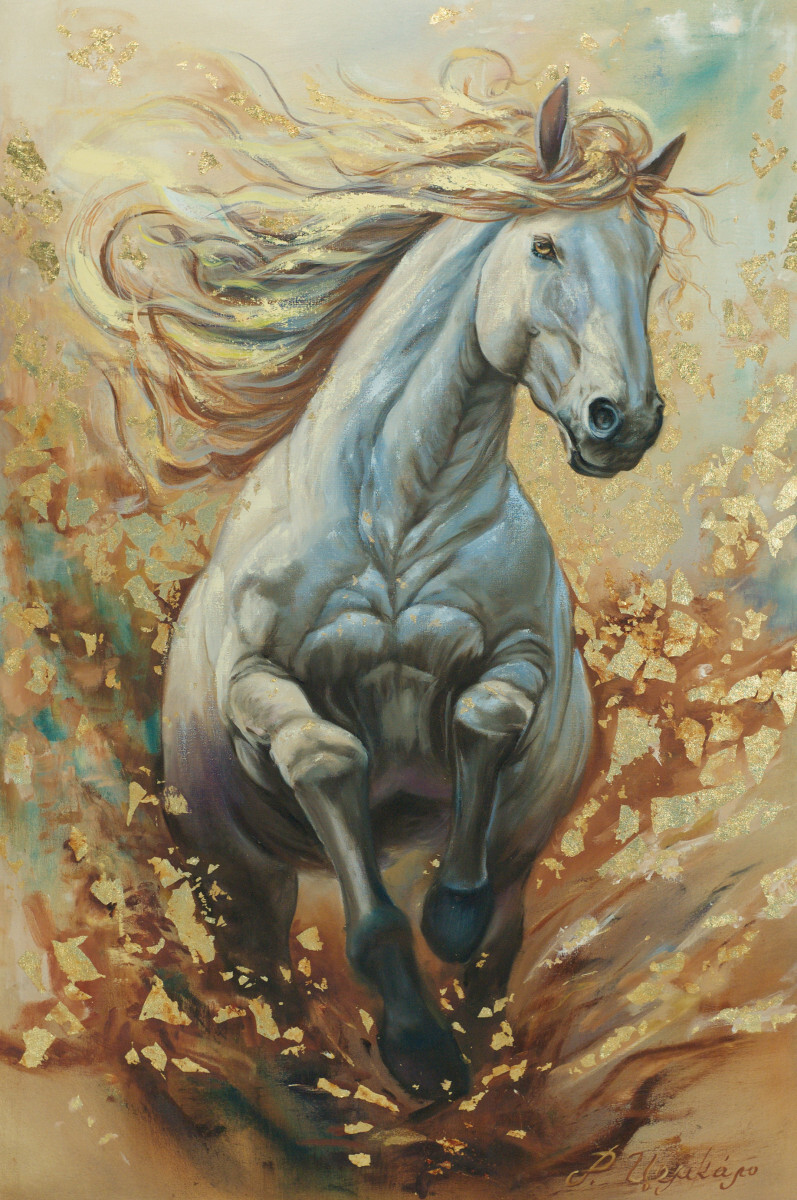 Моя  белая лошадь