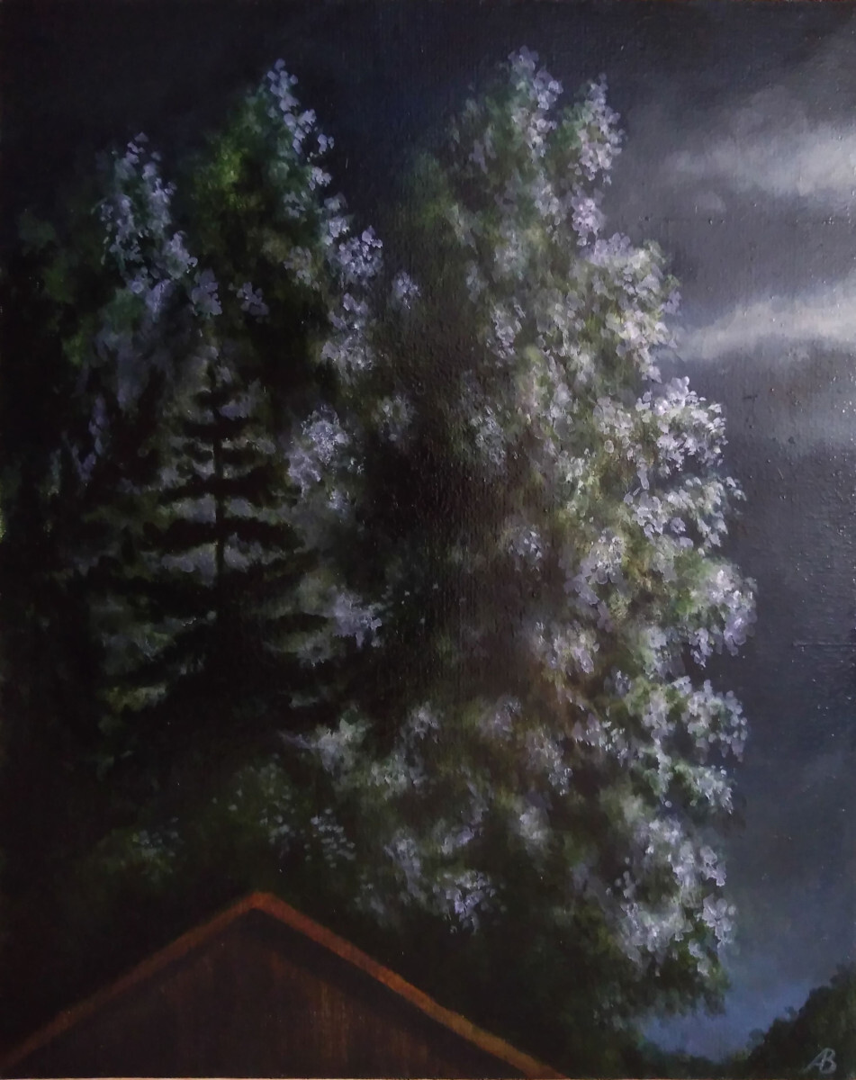 Стояла ночь, и пели соловьи