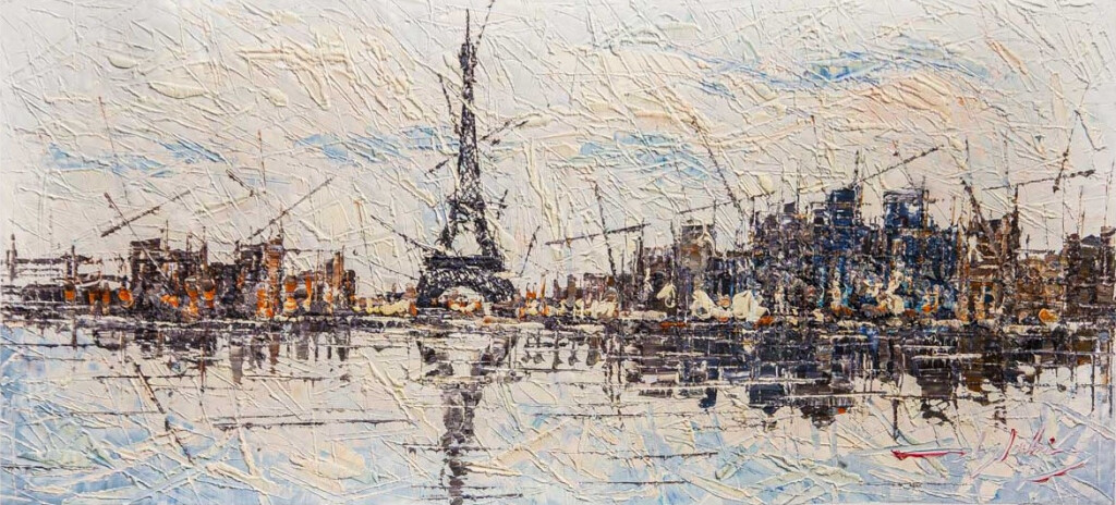 Однажды в Париже. Вид на Эйфелеву башню