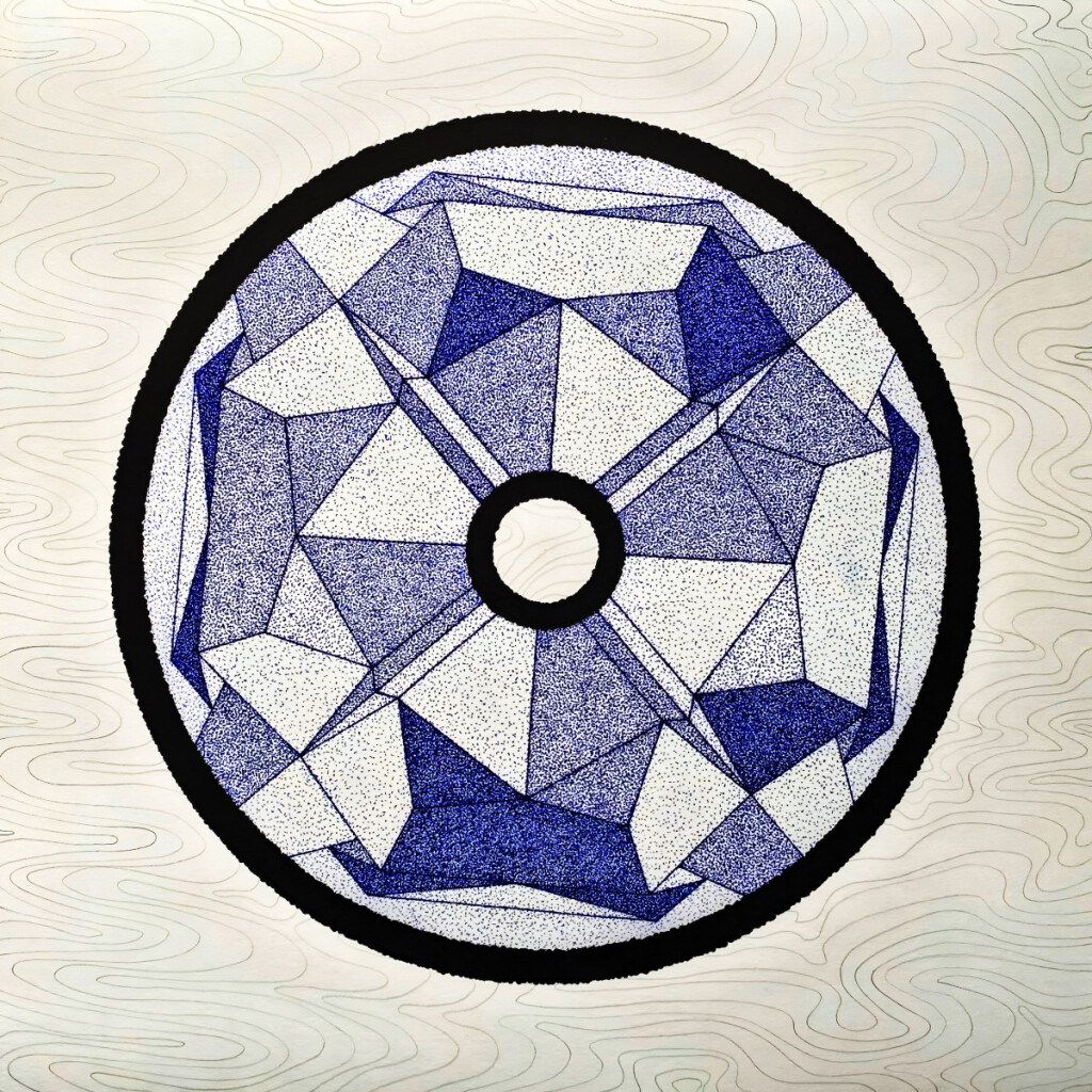 Индиго (4) Остроугольный инопланетный кристалл