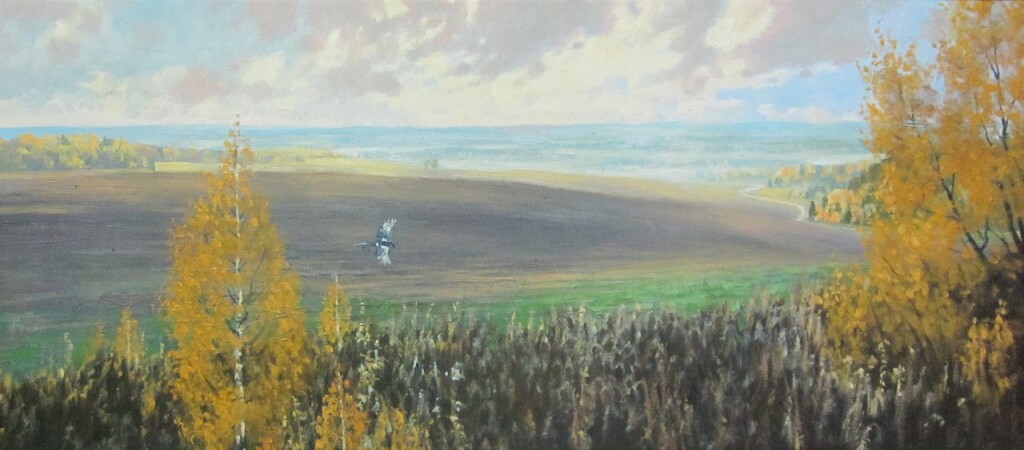 Пейзаж с сорокой