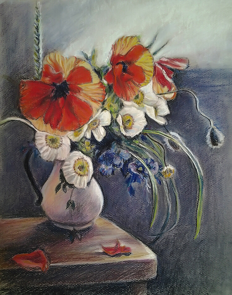 натюрморт маки