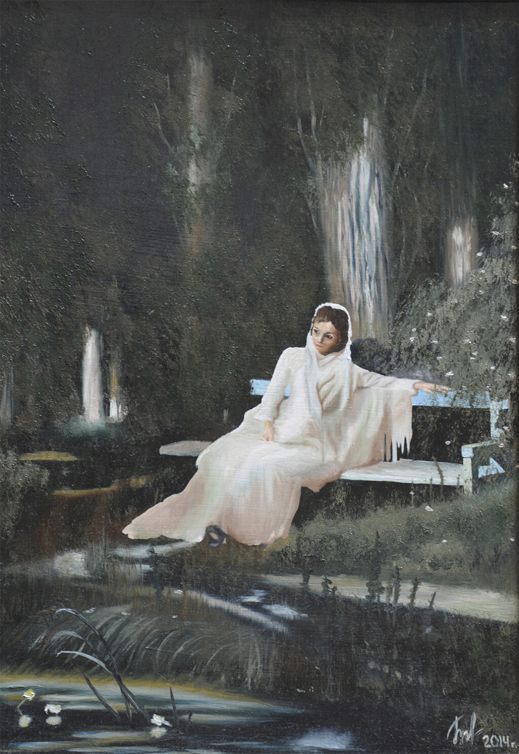 Копия картины И. Крамского Лунная ночь