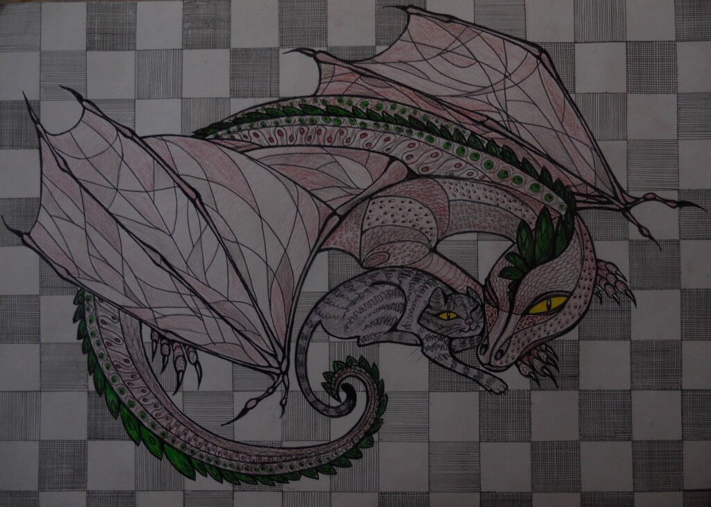 Дом для кошки и дракона