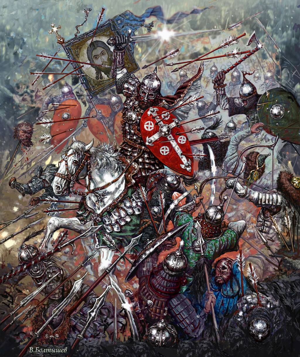 Евпатий Коловрат . Последний бой. 1238г Русь 13 век