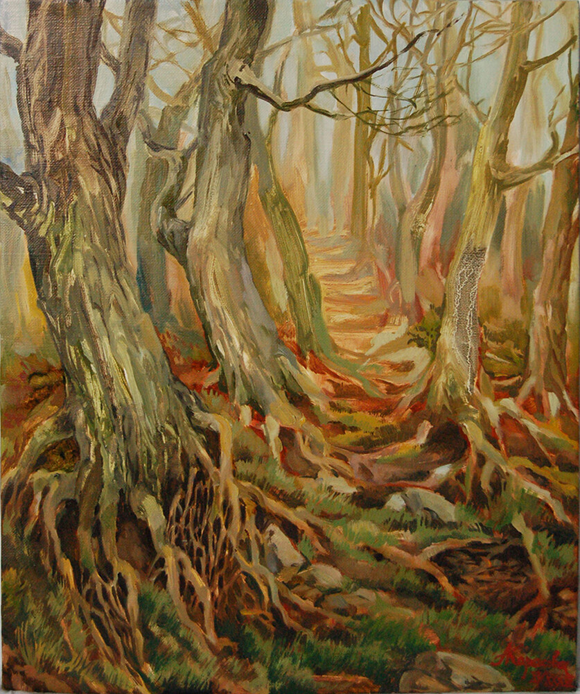 Деревья ранней весной