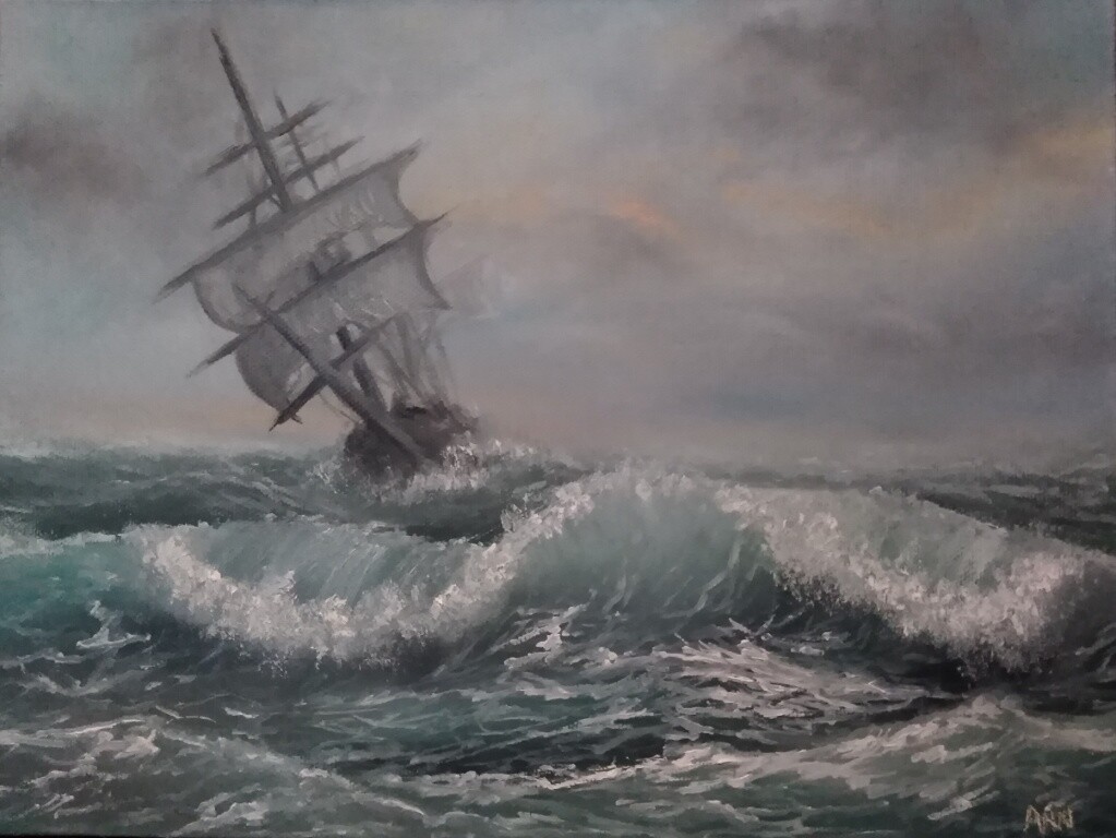 Шторм на море