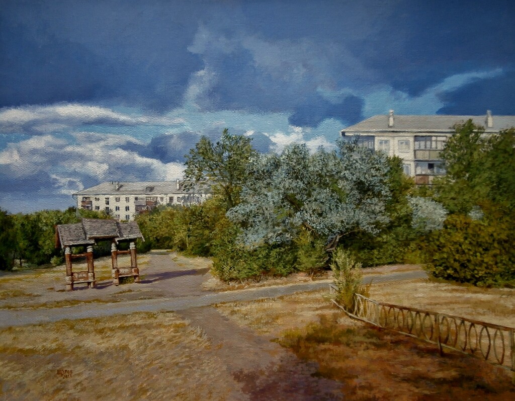 Постройки во дворе