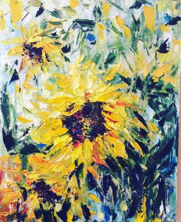 Подсолнухи