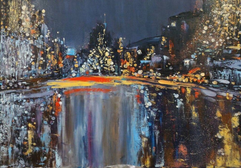 Огни города.