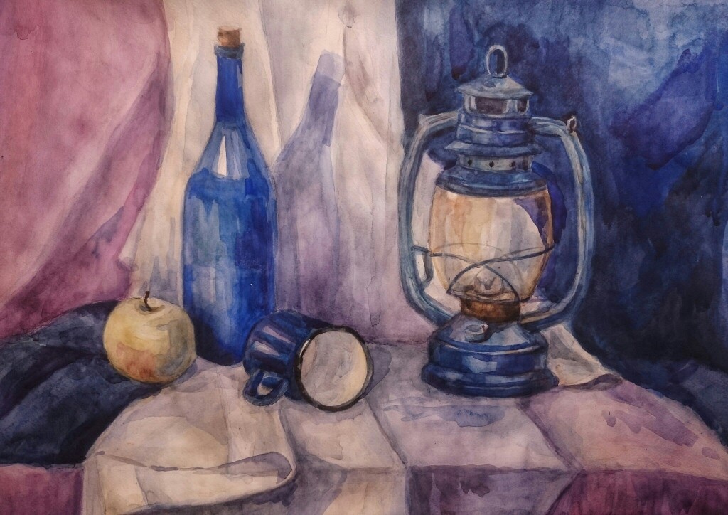 Голубой натюрморт