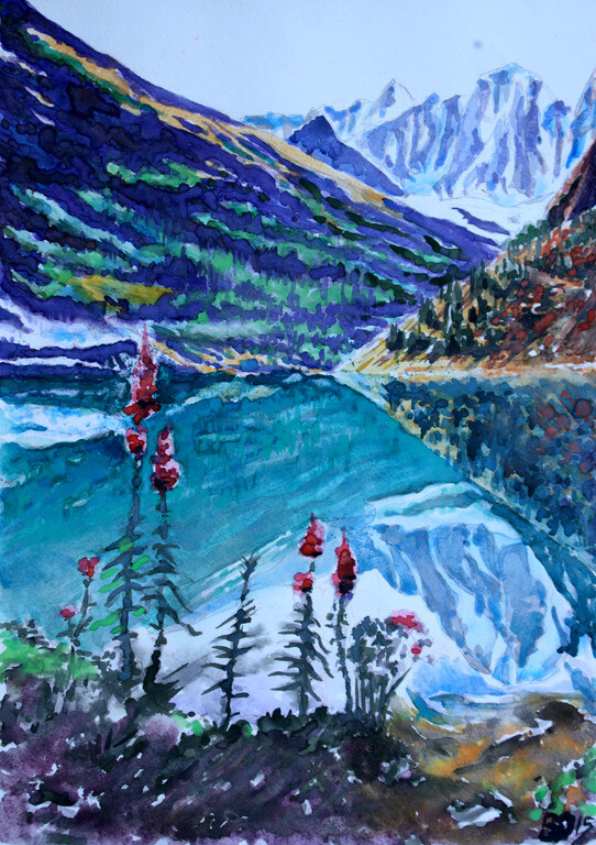 Горное озеро