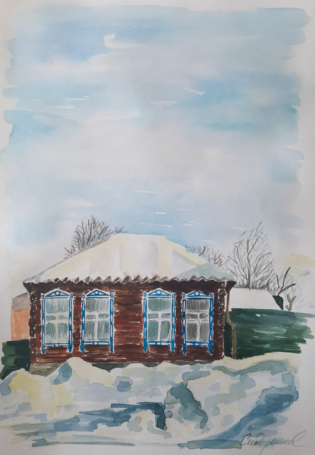 Мартовские сугробы