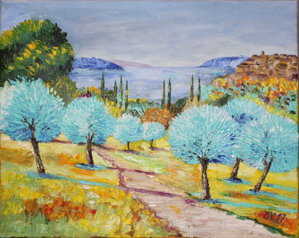 Голубые деревья