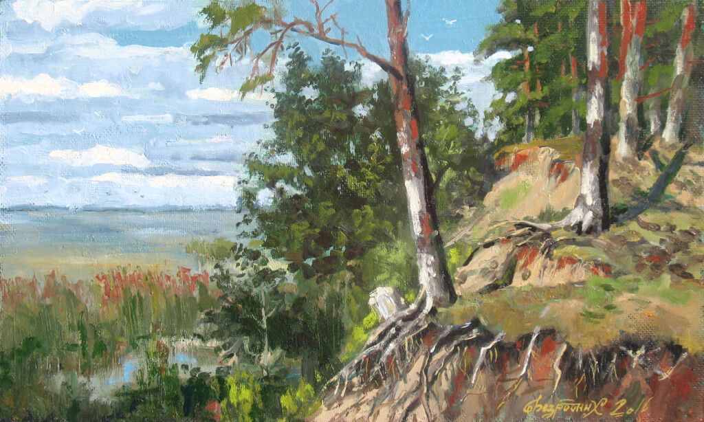 Обрывистый берег