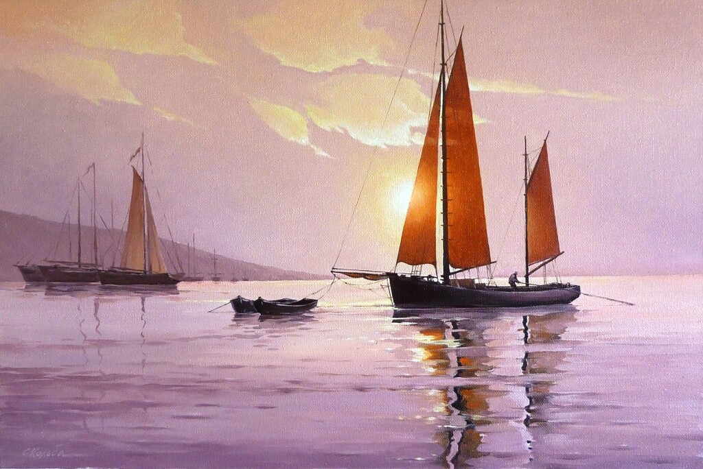 Утро на море