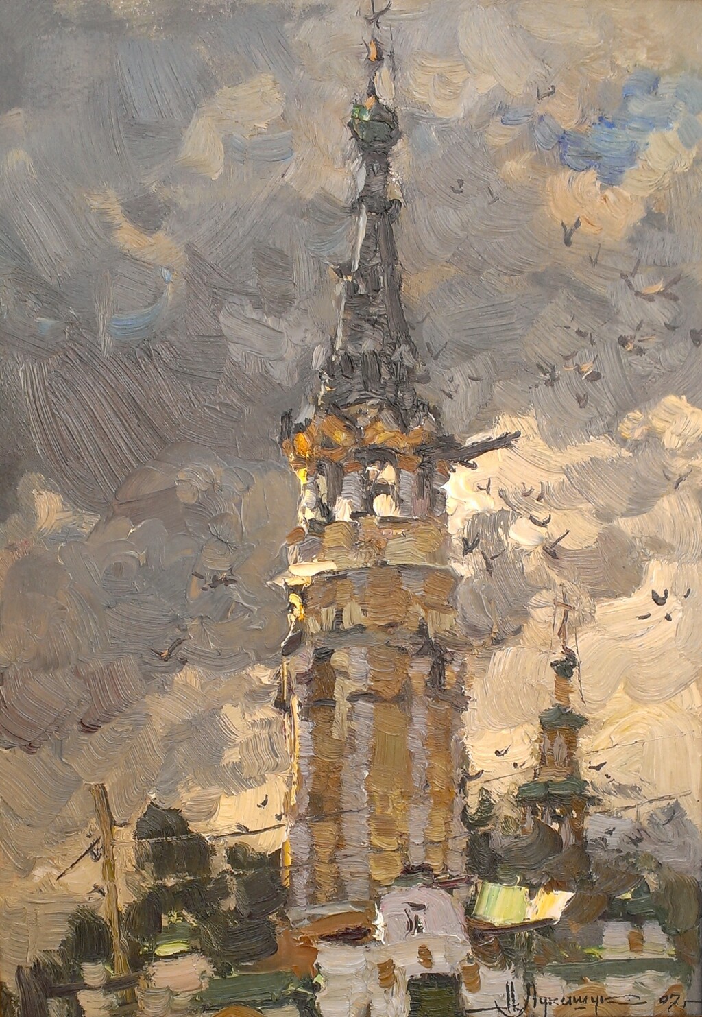 Колокольня Воскресенского собора, г.Тутаев