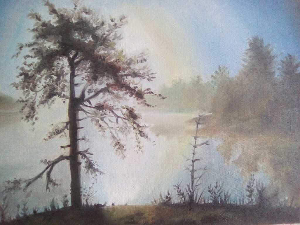 Дерево у озера