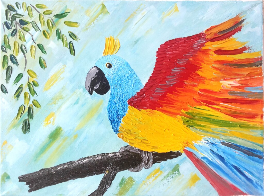 Радужный попугай